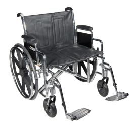 Bariatric Sentra EC Heavy-Duty Manual Wheelchair by Drive Medical